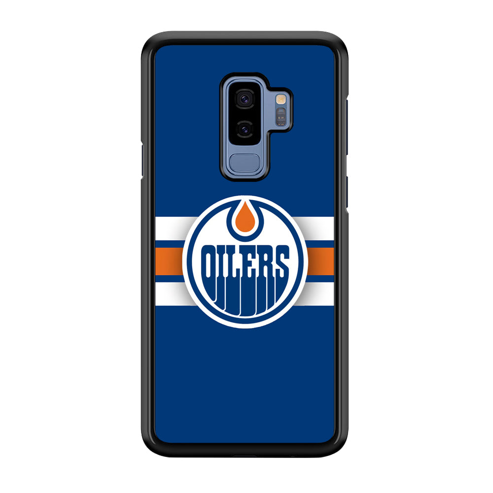 Hockey Edmonton Oilers NHL 001 Samsung Galaxy S9 Plus Case-Phone Case-Rubber Black (2D Case)-Altracase