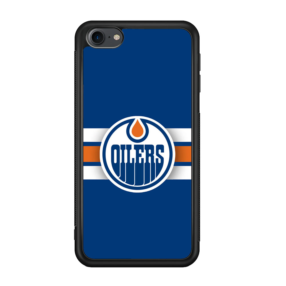 Hockey Edmonton Oilers NHL 001 iPod Touch 6 Case-Phone Case-Rubber Black (2D Case)-Altracase