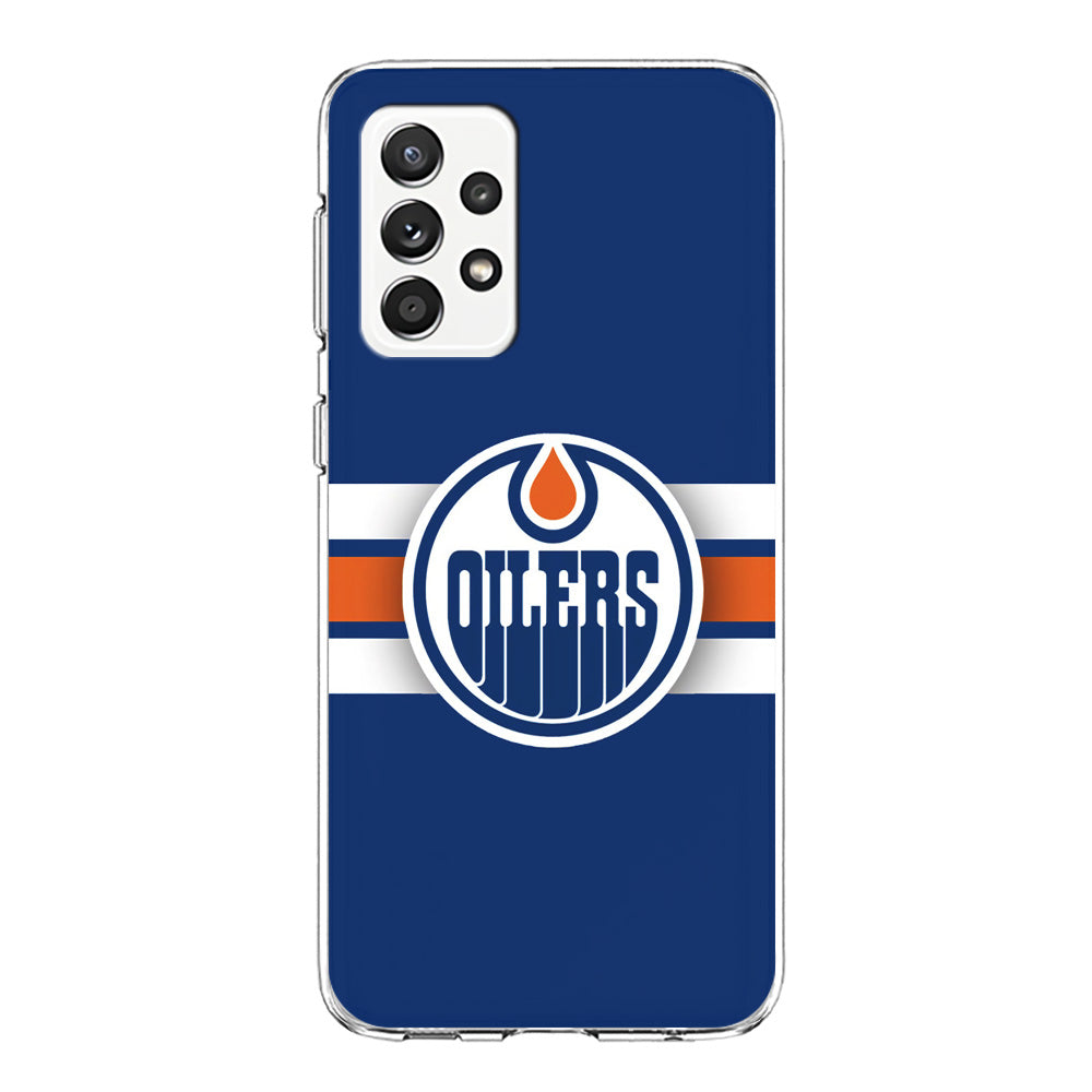 Hockey Edmonton Oilers NHL 001 Samsung Galaxy A72 Case-Phone Case-Clear Soft Case-Altracase