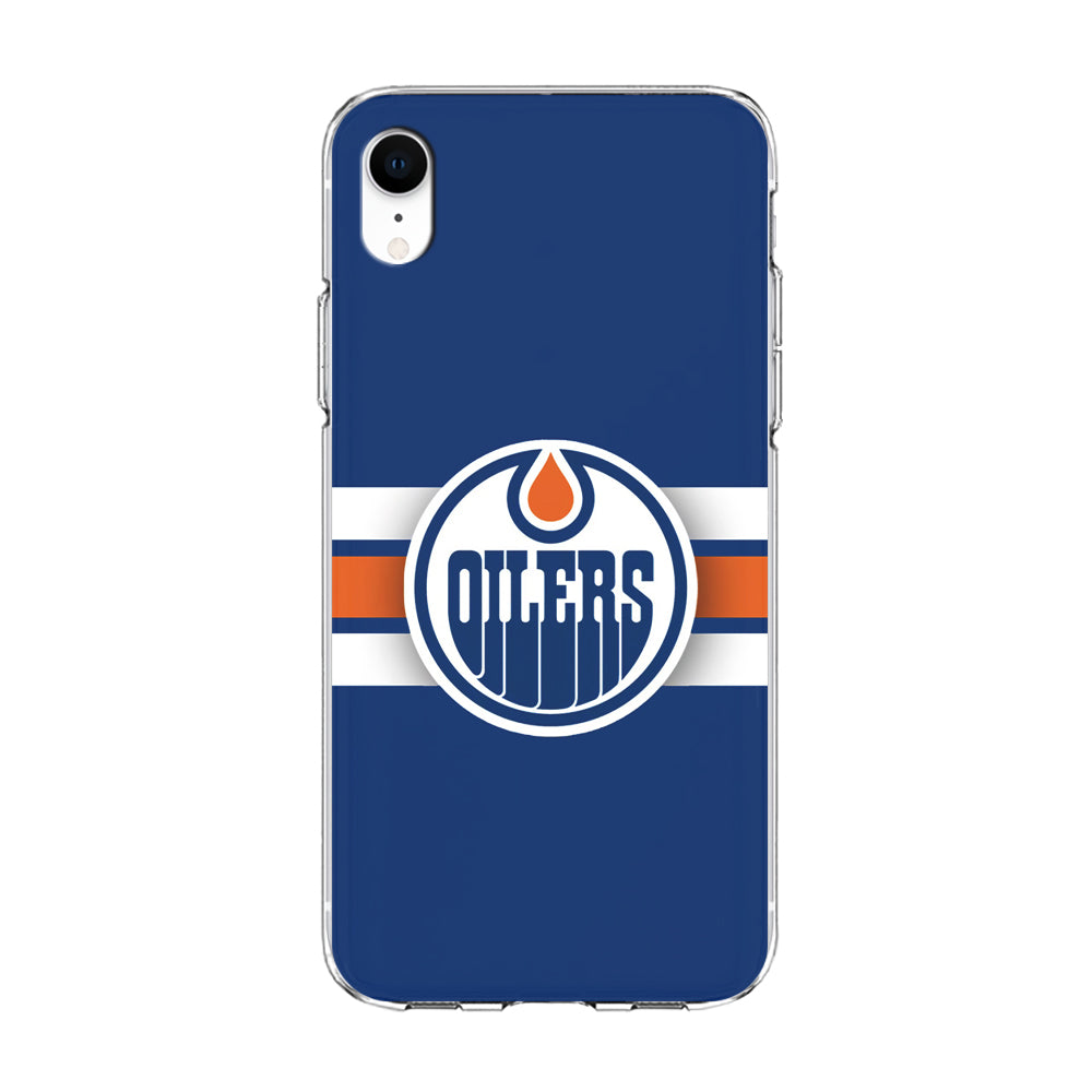 Hockey Edmonton Oilers NHL 001 iPhone XR Case-Phone Case-Clear Soft Case-Altracase