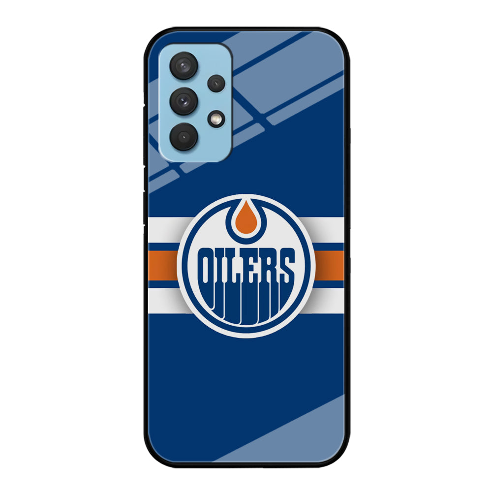 Hockey Edmonton Oilers NHL 001 Samsung Galaxy A32 Case-Phone Case-Tempered Glass Case-Altracase