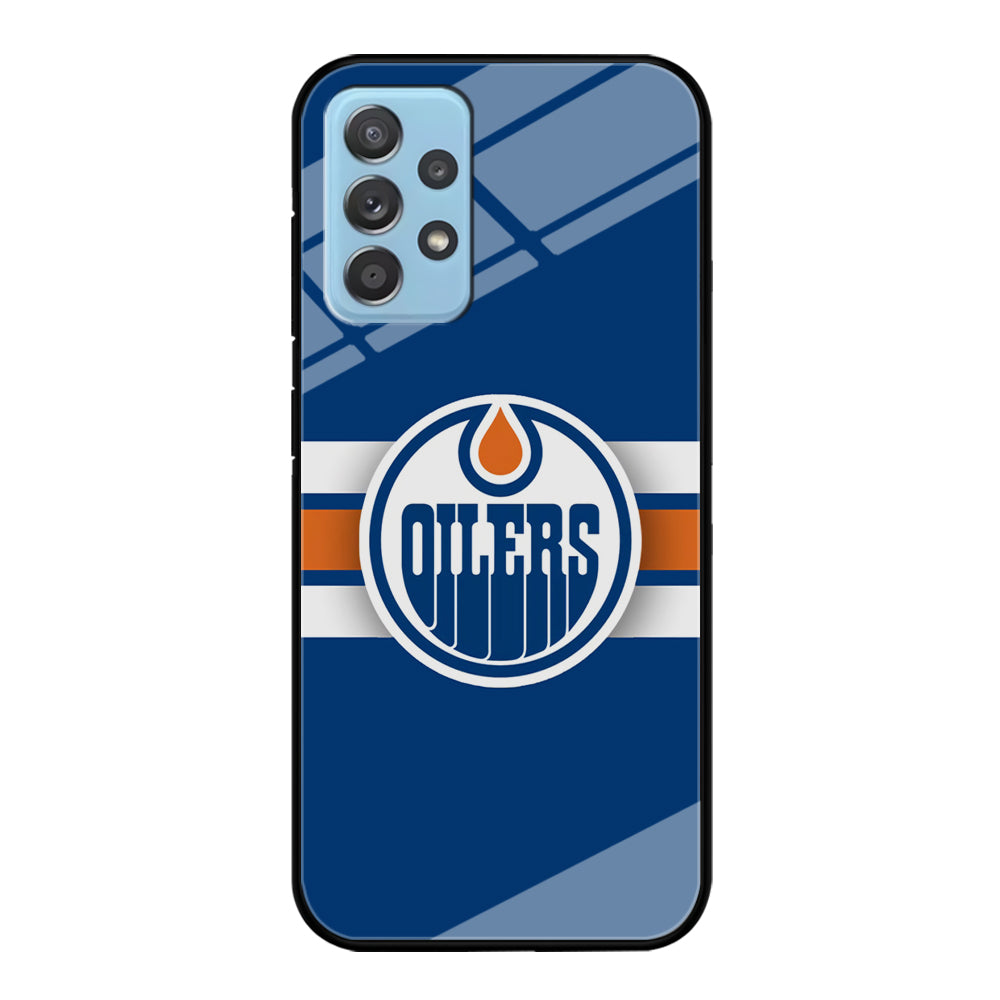 Hockey Edmonton Oilers NHL 001 Samsung Galaxy A72 Case-Phone Case-Tempered Glass Case-Altracase