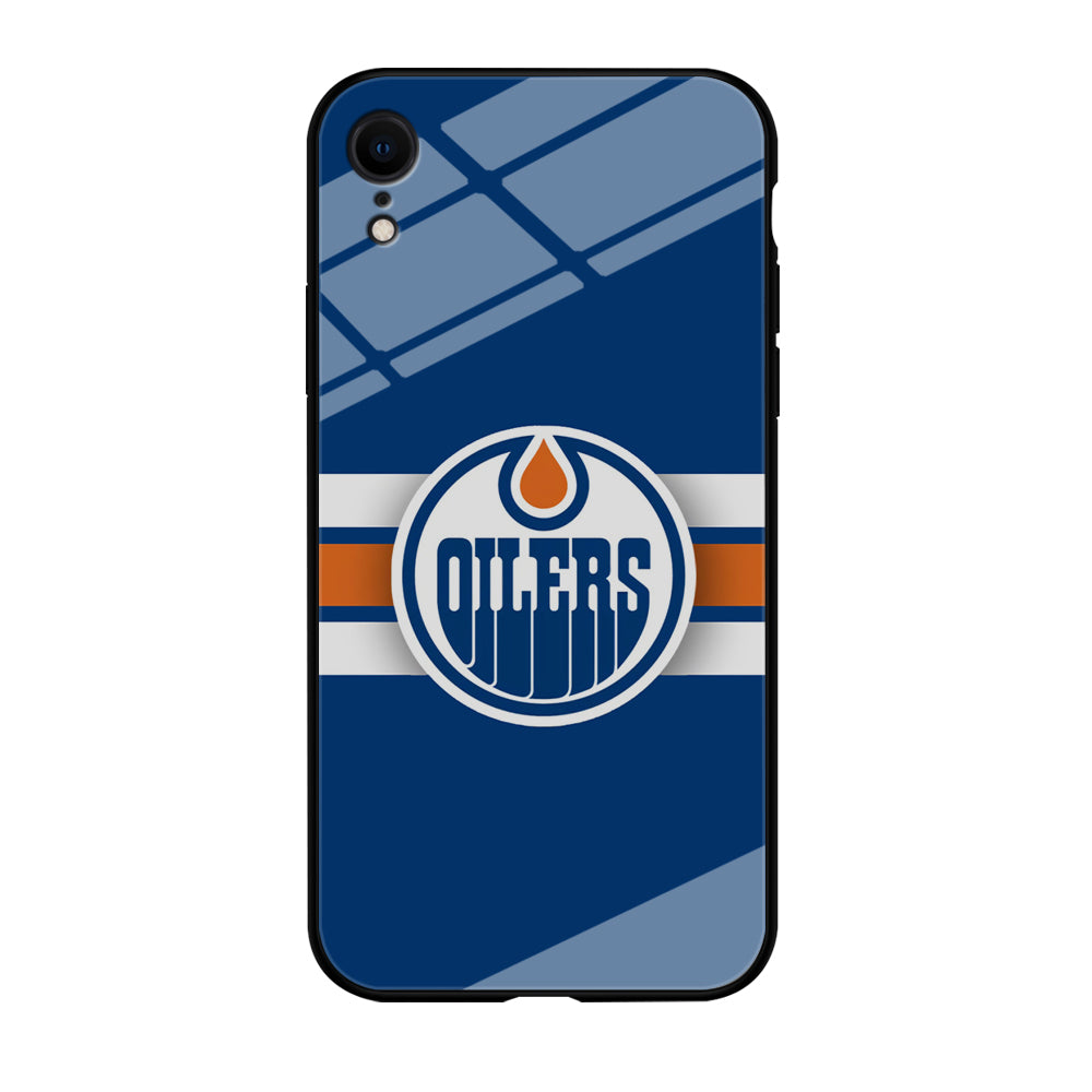 Hockey Edmonton Oilers NHL 001 iPhone XR Case-Phone Case-Tempered Glass Case-Altracase