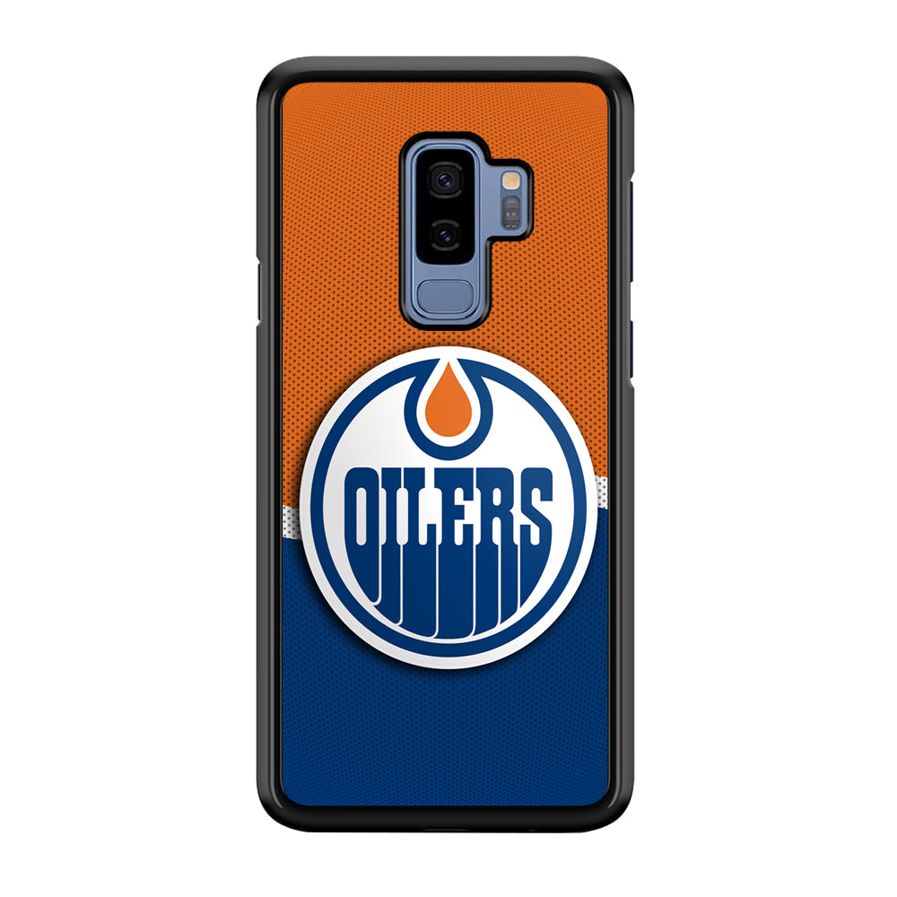 Hockey Edmonton Oilers NHL 002 Samsung Galaxy S9 Plus Case-Phone Case-Rubber Black (2D Case)-Altracase