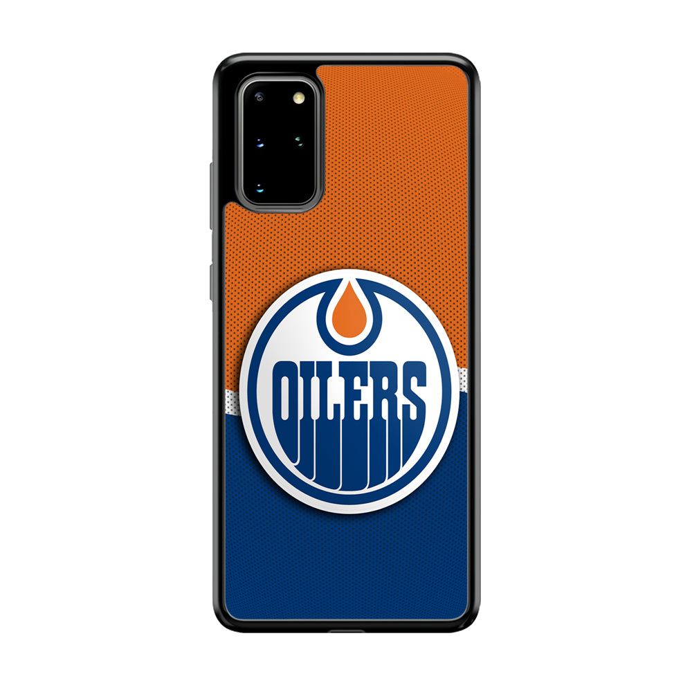 Hockey Edmonton Oilers NHL 002 Samsung Galaxy S20 Plus Case-Phone Case-Rubber Black (2D Case)-Altracase
