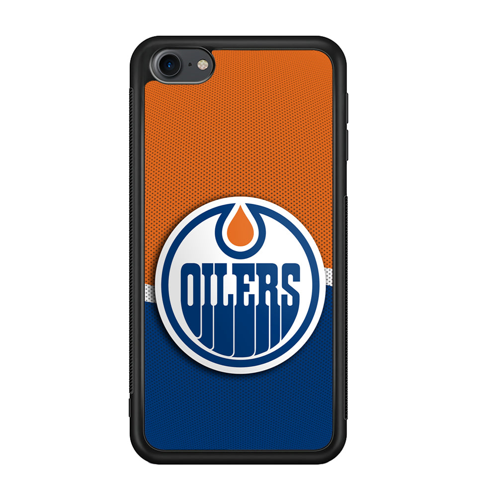 Hockey Edmonton Oilers NHL 002 iPod Touch 6 Case-Phone Case-Rubber White (2D Case)-Altracase