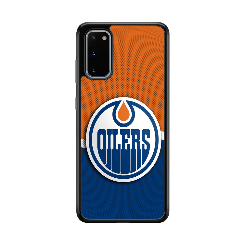 Hockey Edmonton Oilers NHL 002 Samsung Galaxy S20 Case-Phone Case-Rubber Black (2D Case)-Altracase