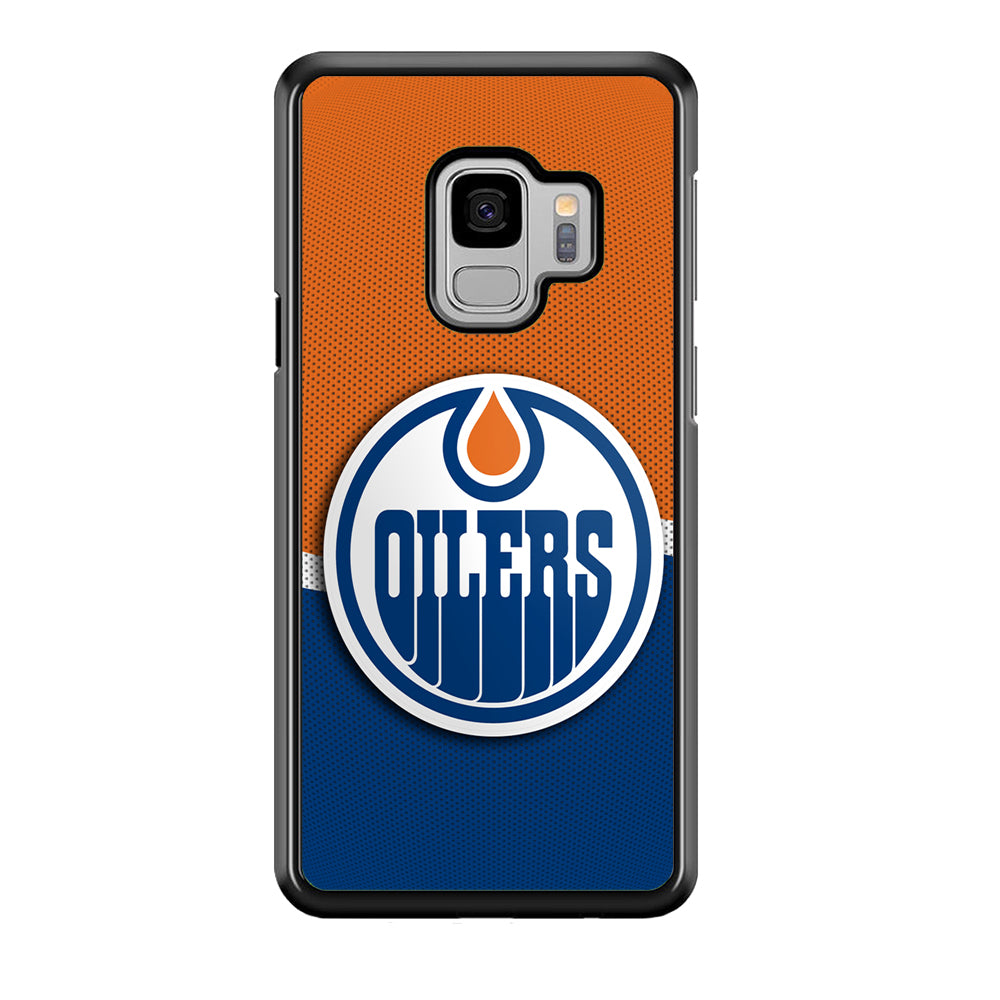 Hockey Edmonton Oilers NHL 002 Samsung Galaxy S9 Case-Phone Case-Rubber Black (2D Case)-Altracase