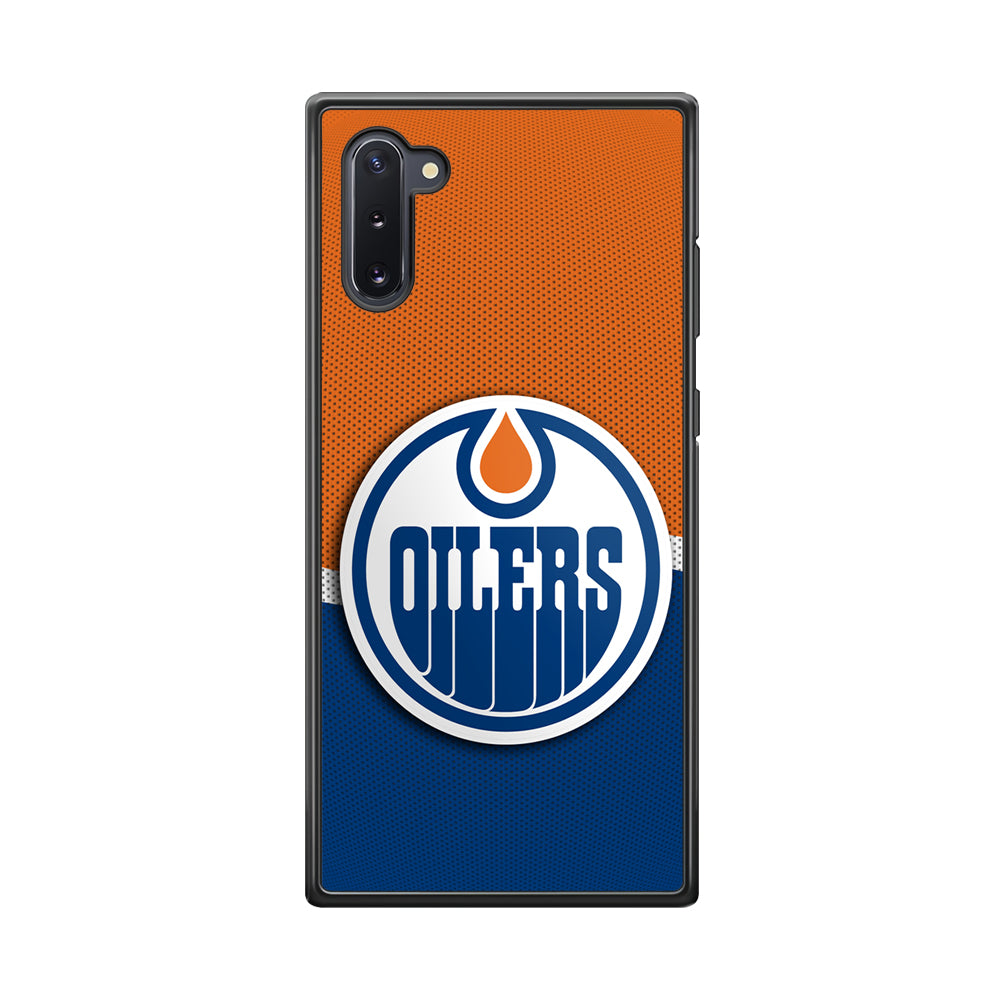 Hockey Edmonton Oilers NHL 002 Samsung Galaxy Note 10 Case-Phone Case-Rubber Black (2D Case)-Altracase
