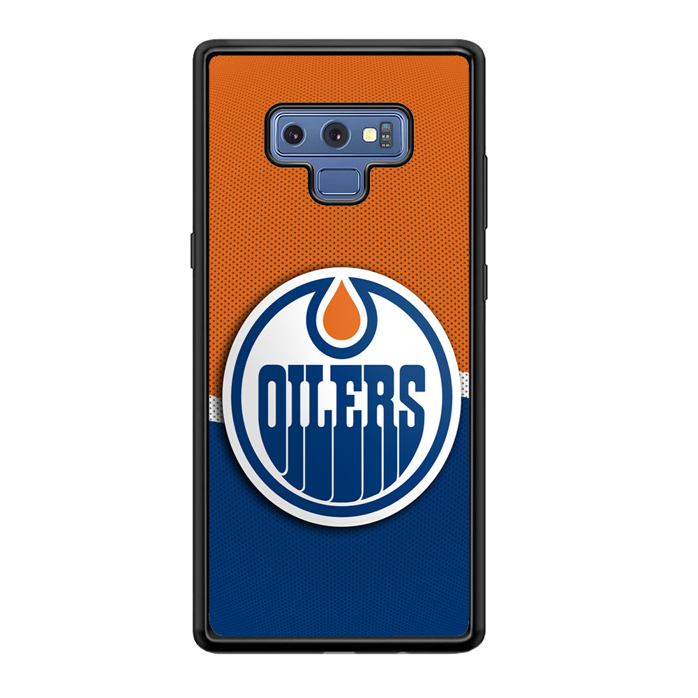 Hockey Edmonton Oilers NHL 002 Samsung Galaxy Note 9 Case-Phone Case-Rubber Black (2D Case)-Altracase