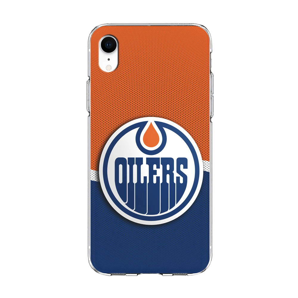 Hockey Edmonton Oilers NHL 002 iPhone XR Case-Phone Case-Clear Soft Case-Altracase