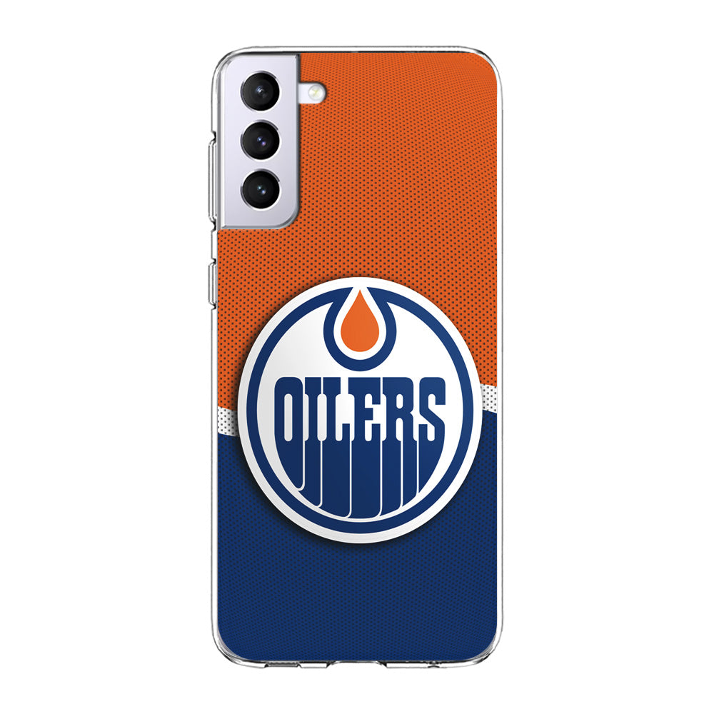 Hockey Edmonton Oilers NHL 002 Samsung Galaxy S21 Plus Case-Phone Case-Clear Soft Case-Altracase
