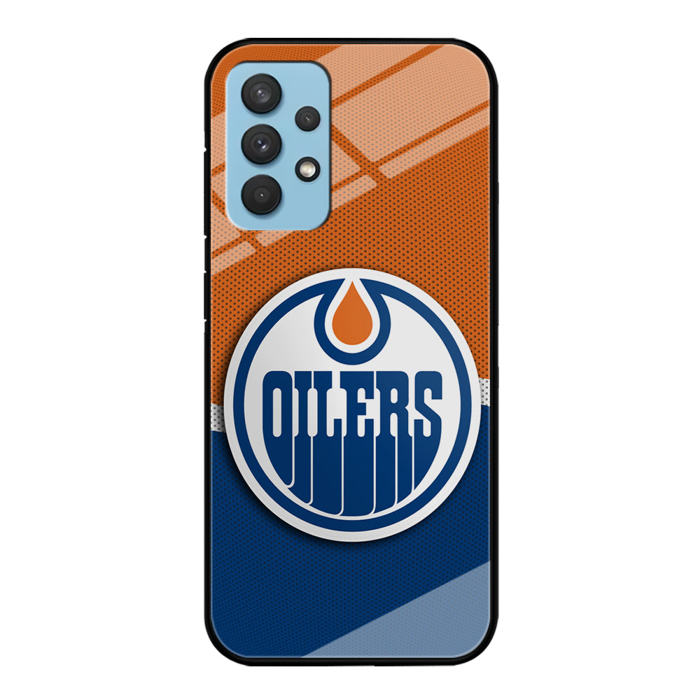 Hockey Edmonton Oilers NHL 002 Samsung Galaxy A32 Case-Phone Case-Tempered Glass Case-Altracase