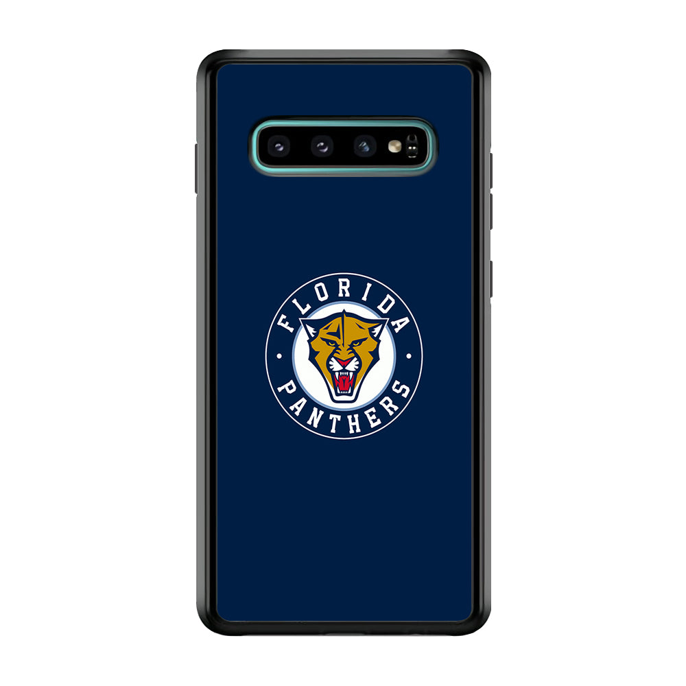 Hockey Florida Panthers NHL 001 Samsung Galaxy S10 Case-Phone Case-Rubber Black (2D Case)-Altracase