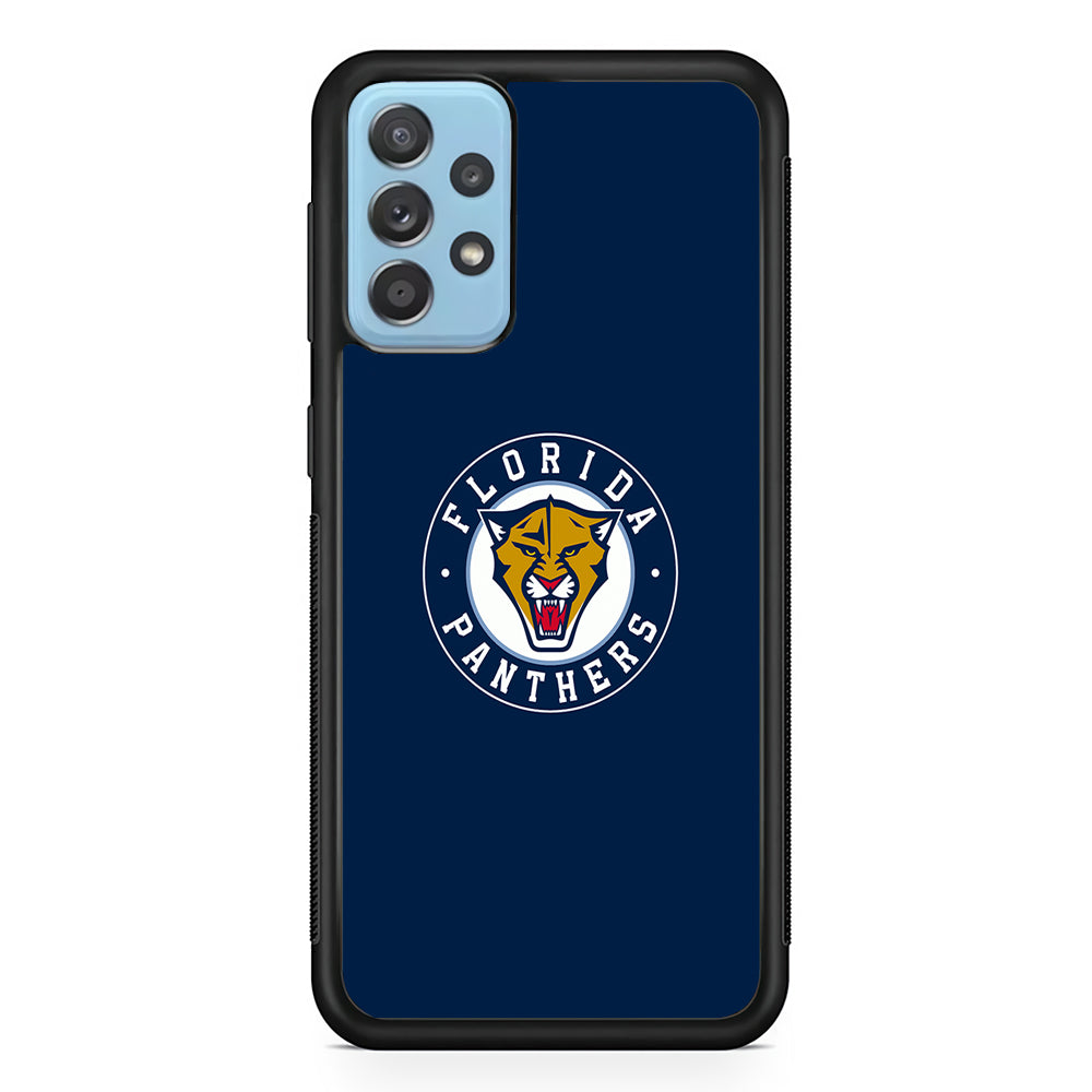 Hockey Florida Panthers NHL 001 Samsung Galaxy A72 Case-Phone Case-Rubber Black (2D Case)-Altracase