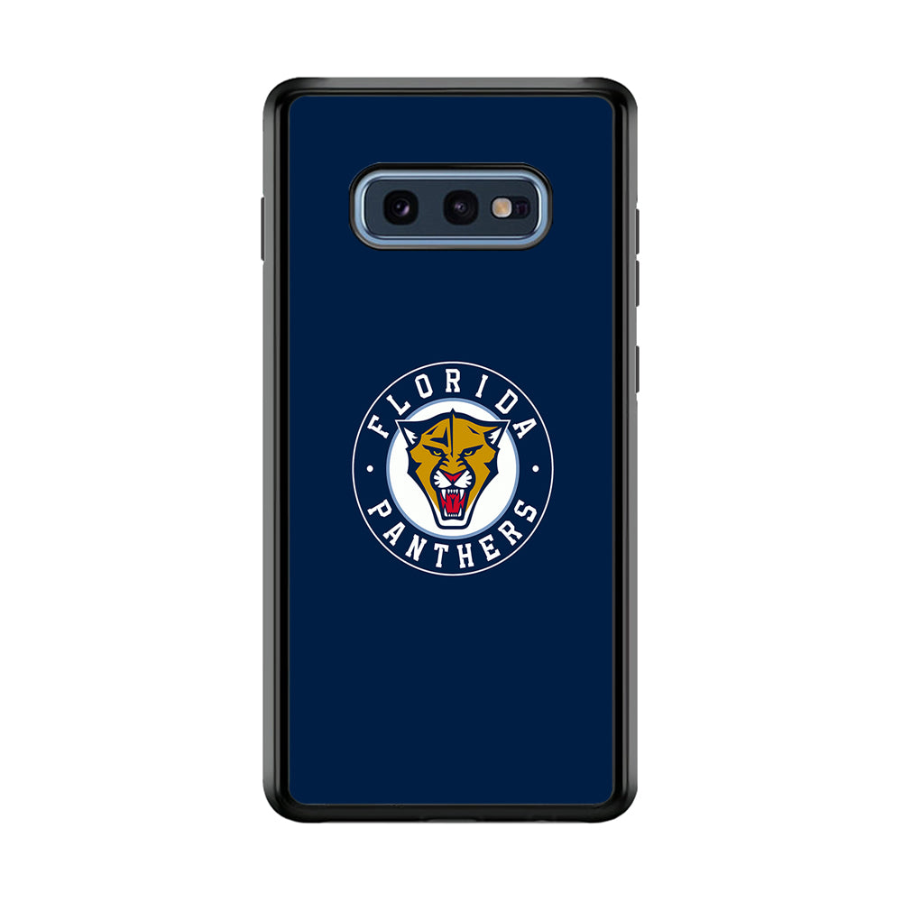 Hockey Florida Panthers NHL 001 Samsung Galaxy S10E Case-Phone Case-Rubber Black (2D Case)-Altracase