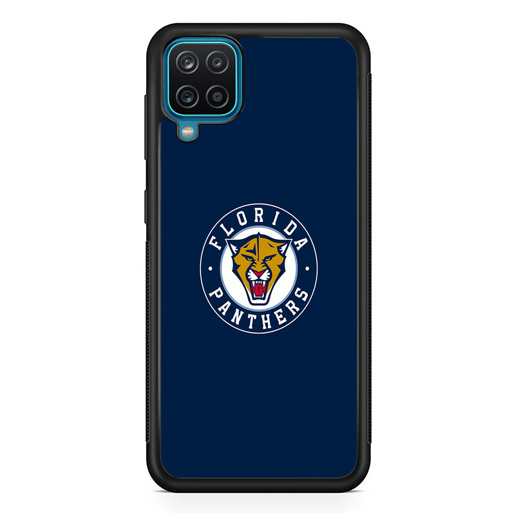 Hockey Florida Panthers NHL 001 Samsung Galaxy A12 Case-Phone Case-Rubber Black (2D Case)-Altracase