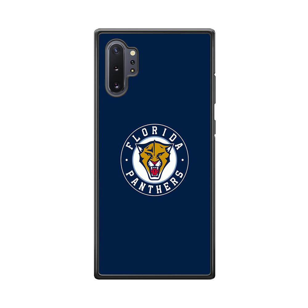 Hockey Florida Panthers NHL 001 Samsung Galaxy Note 10 Plus Case-Phone Case-Rubber Black (2D Case)-Altracase