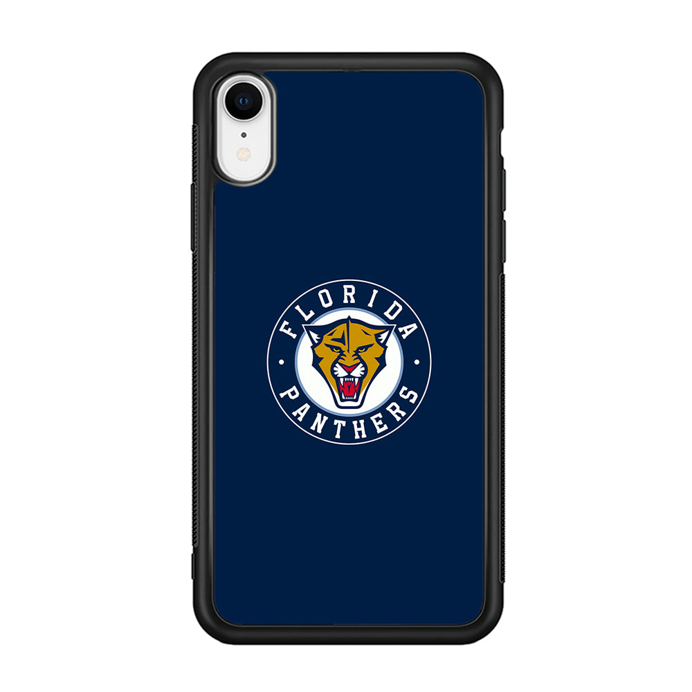 Hockey Florida Panthers NHL 001 iPhone XR Case-Phone Case-Rubber Black (2D Case)-Altracase
