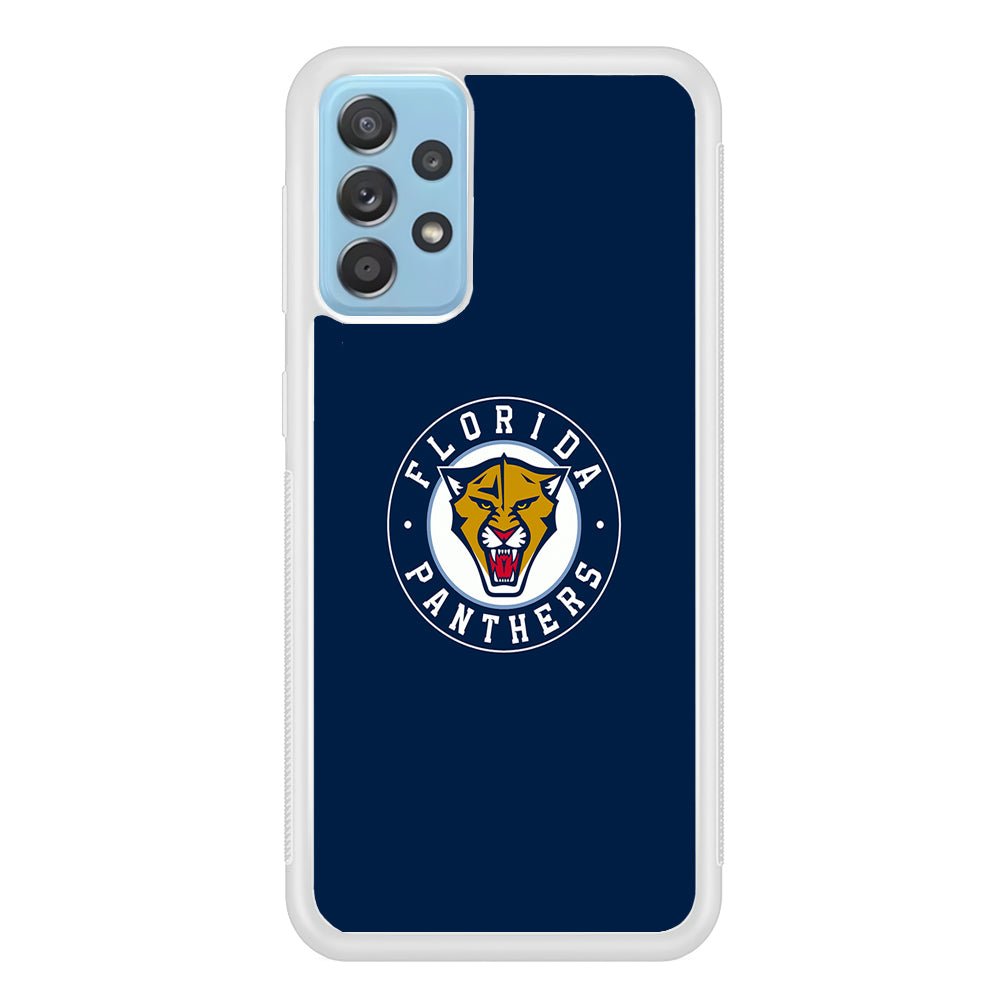 Hockey Florida Panthers NHL 001 Samsung Galaxy A72 Case-Phone Case-Rubber White (2D Case)-Altracase
