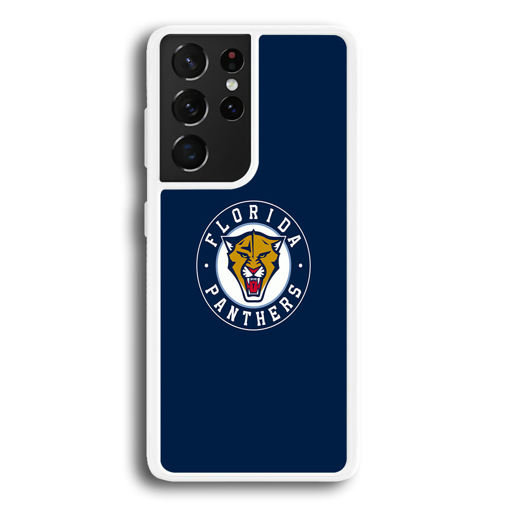Hockey Florida Panthers NHL 001 Samsung Galaxy S22 Ultra Case-Phone Case-Rubber White (2D Case)-Altracase