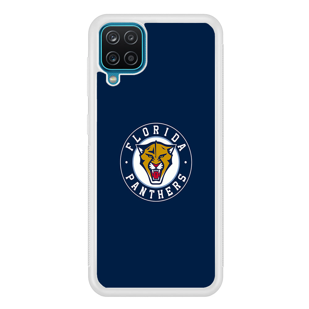 Hockey Florida Panthers NHL 001 Samsung Galaxy A12 Case-Phone Case-Rubber White (2D Case)-Altracase
