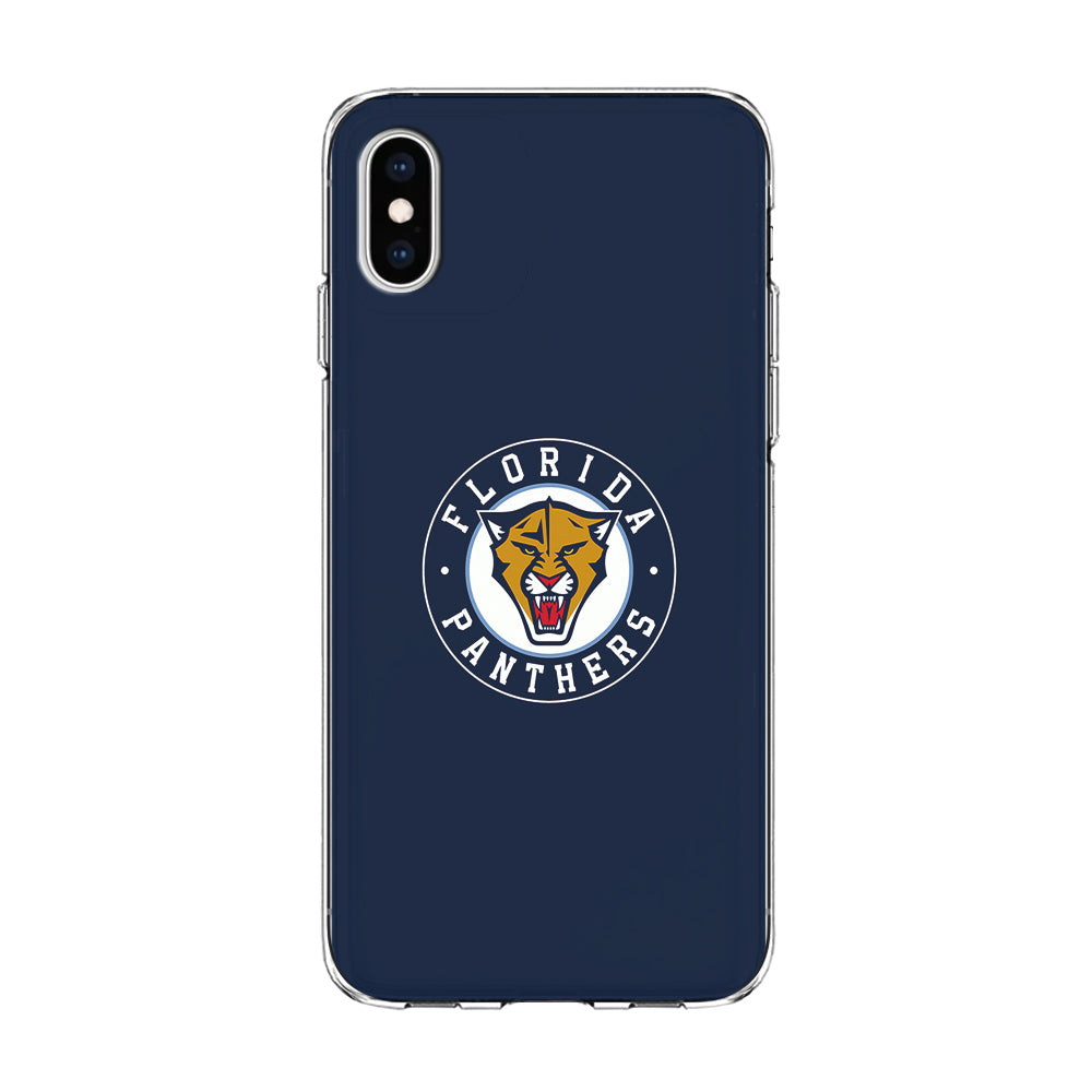 Hockey Florida Panthers NHL 001 iPhone Xs Case-Phone Case-Clear Soft Case-Altracase