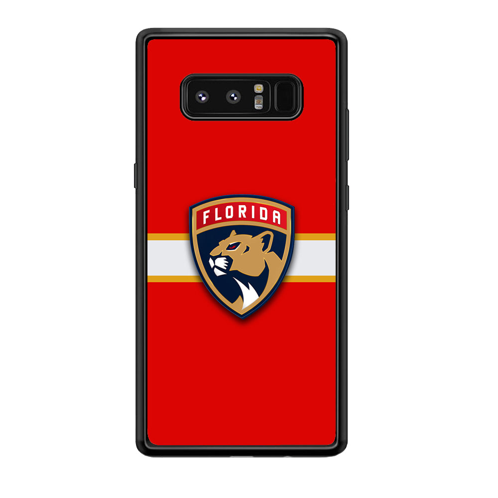 Hockey Florida Panthers NHL 002 Samsung Galaxy Note 8 Case-Phone Case-Rubber Black (2D Case)-Altracase