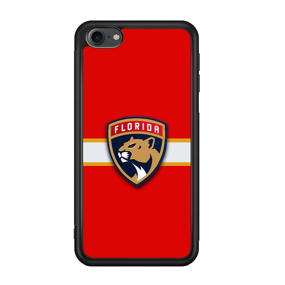 Hockey Florida Panthers NHL 002 iPod Touch 6 Case-Phone Case-Rubber Black (2D Case)-Altracase