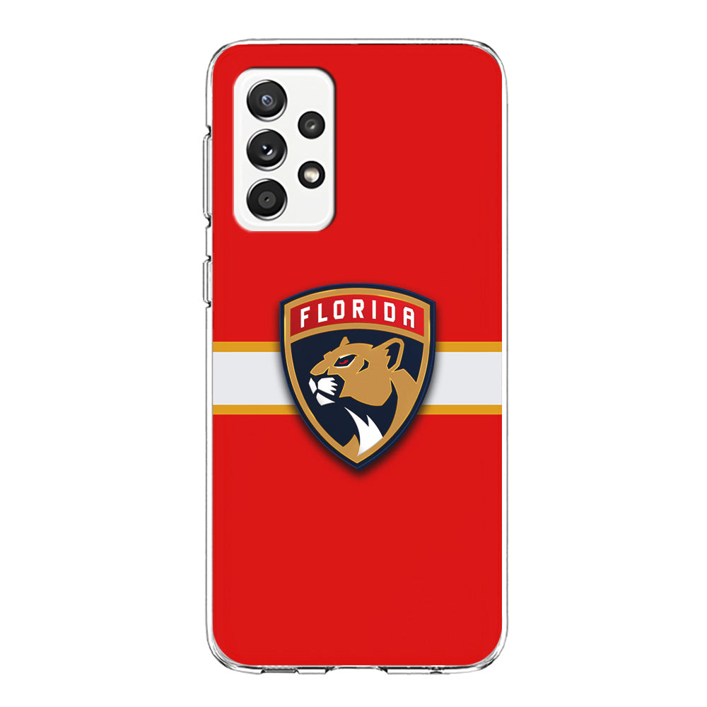 Hockey Florida Panthers NHL 002 Samsung Galaxy A72 Case-Phone Case-Clear Soft Case-Altracase