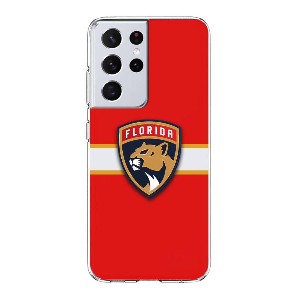 Hockey Florida Panthers NHL 002 Samsung Galaxy S22 Ultra Case-Phone Case-Clear Soft Case-Altracase