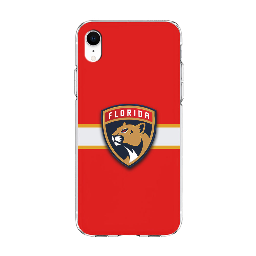 Hockey Florida Panthers NHL 002 iPhone XR Case-Phone Case-Clear Soft Case-Altracase