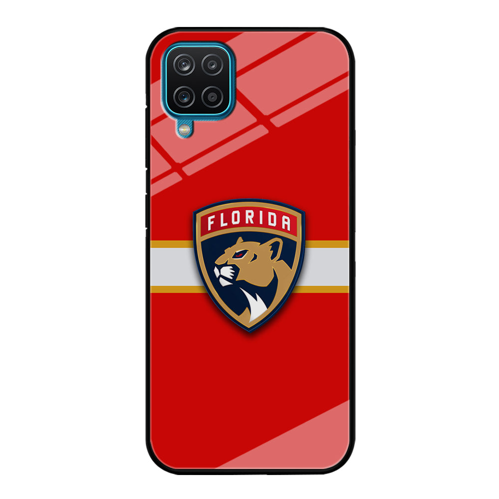 Hockey Florida Panthers NHL 002 Samsung Galaxy A12 Case-Phone Case-Tempered Glass Case-Altracase