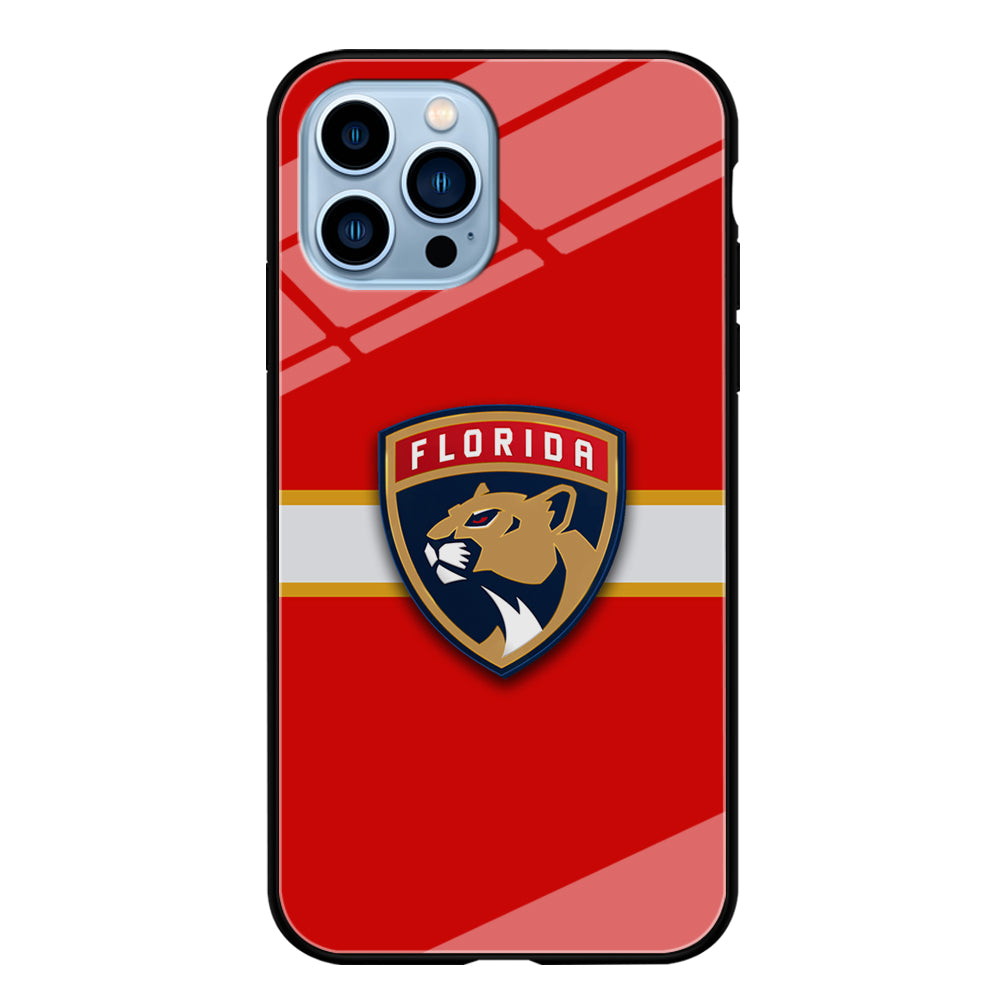 Hockey Florida Panthers NHL 002 iPhone 15 Pro Max Case-Phone Case-Tempered Glass Case-Altracase