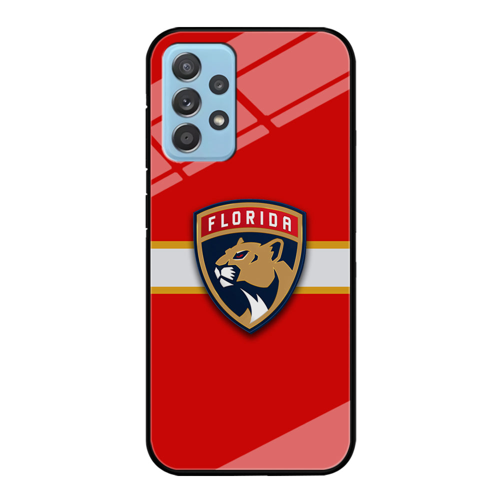 Hockey Florida Panthers NHL 002 Samsung Galaxy A72 Case-Phone Case-Tempered Glass Case-Altracase