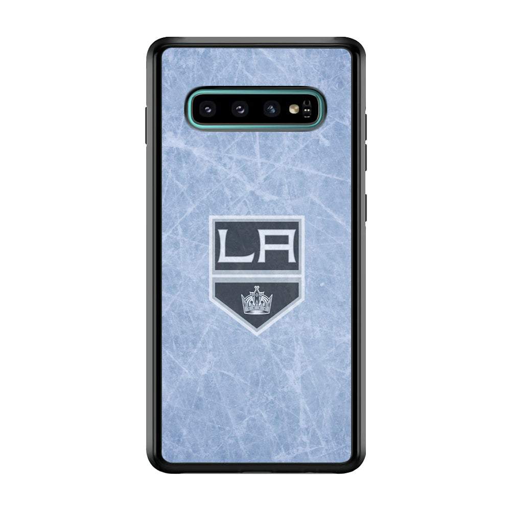 Hockey Los Angeles Kings NHL 001 Samsung Galaxy S10 Case-Phone Case-Rubber Black (2D Case)-Altracase