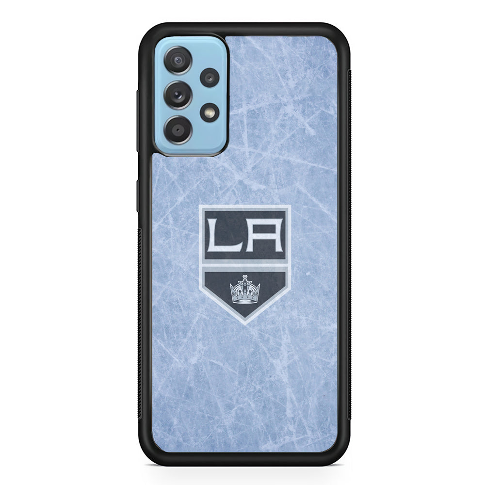 Hockey Los Angeles Kings NHL 001 Samsung Galaxy A72 Case-Phone Case-Rubber Black (2D Case)-Altracase