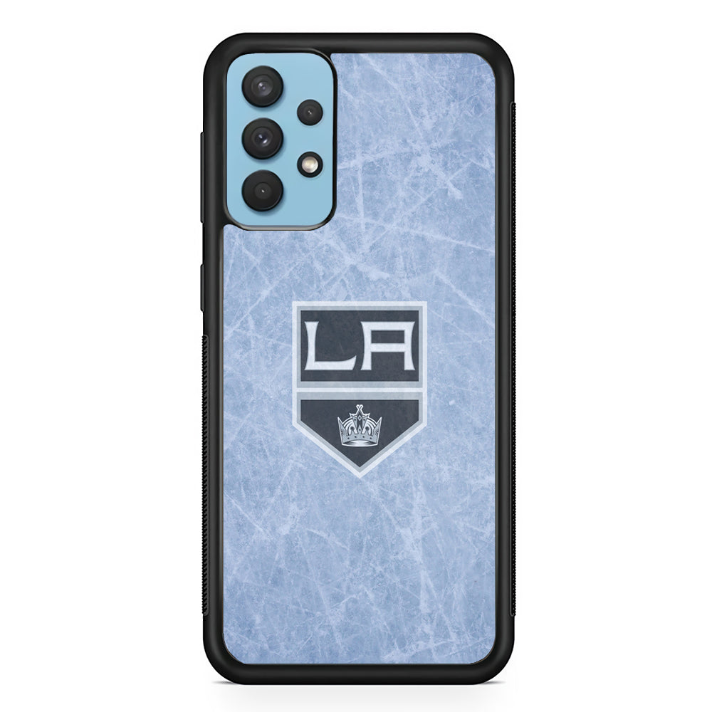 Hockey Los Angeles Kings NHL 001 Samsung Galaxy A32 Case-Phone Case-Rubber Black (2D Case)-Altracase