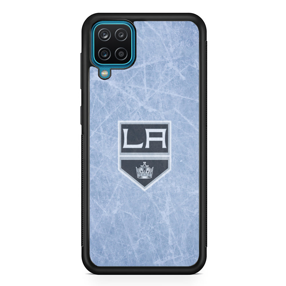 Hockey Los Angeles Kings NHL 001 Samsung Galaxy A12 Case-Phone Case-Rubber Black (2D Case)-Altracase