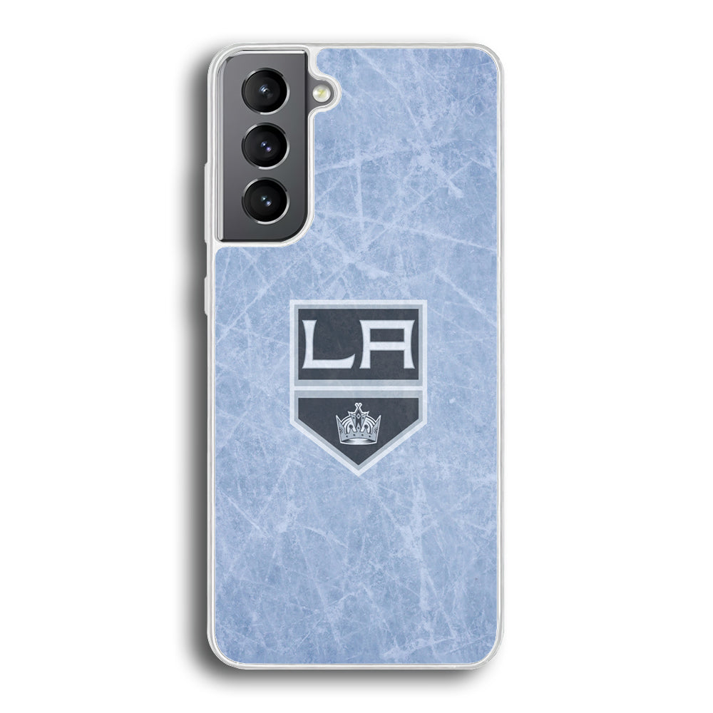 Hockey Los Angeles Kings NHL 001 Samsung Galaxy S21 Plus Case-Phone Case-Rubber White (2D Case)-Altracase
