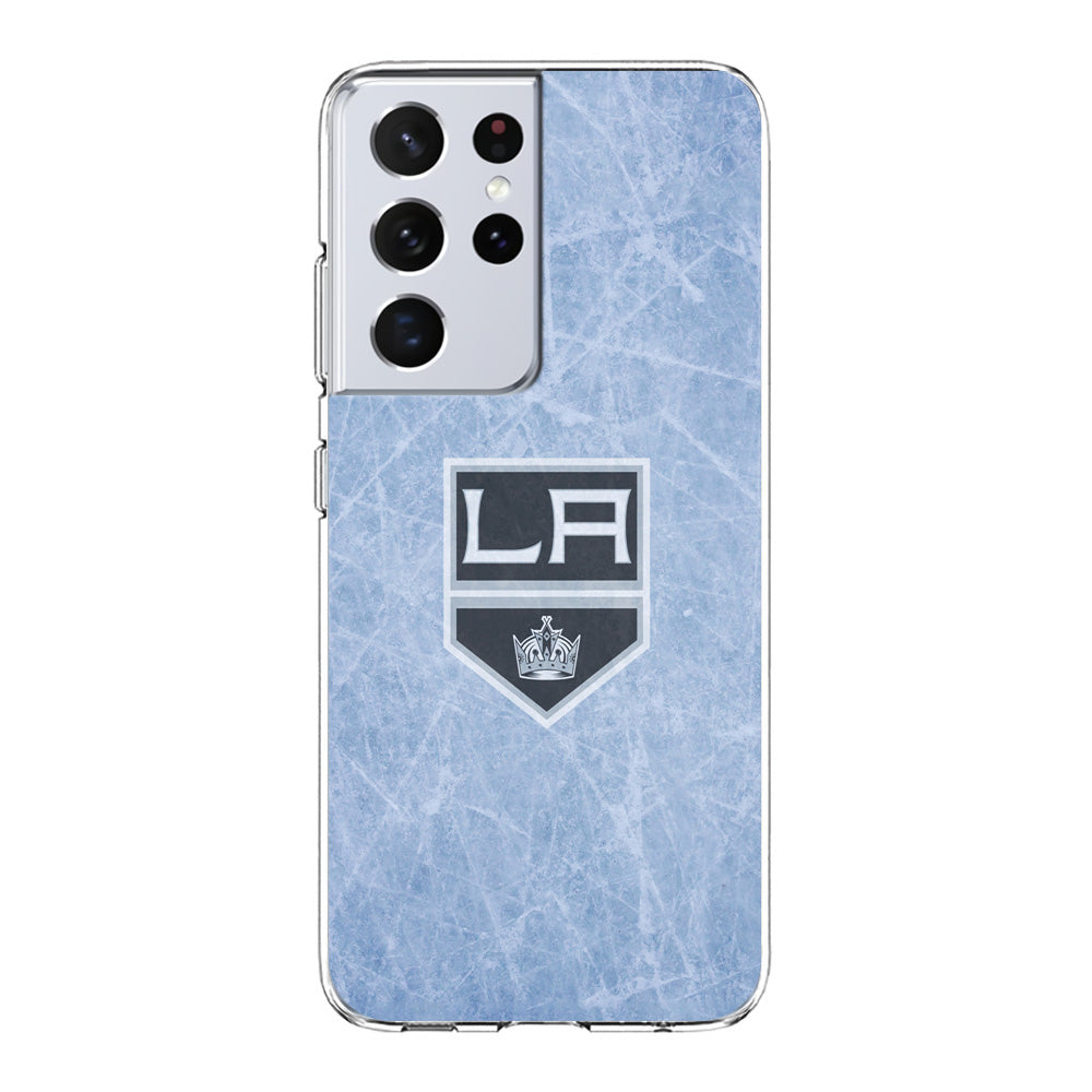 Hockey Los Angeles Kings NHL 001 Samsung Galaxy S21 Ultra Case-Phone Case-Clear Soft Case-Altracase