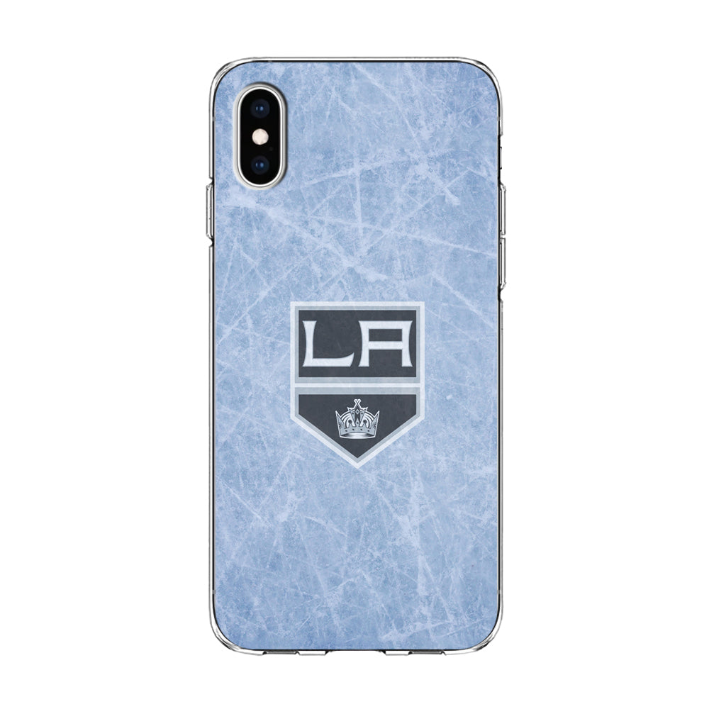 Hockey Los Angeles Kings NHL 001 iPhone Xs Case-Phone Case-Clear Soft Case-Altracase