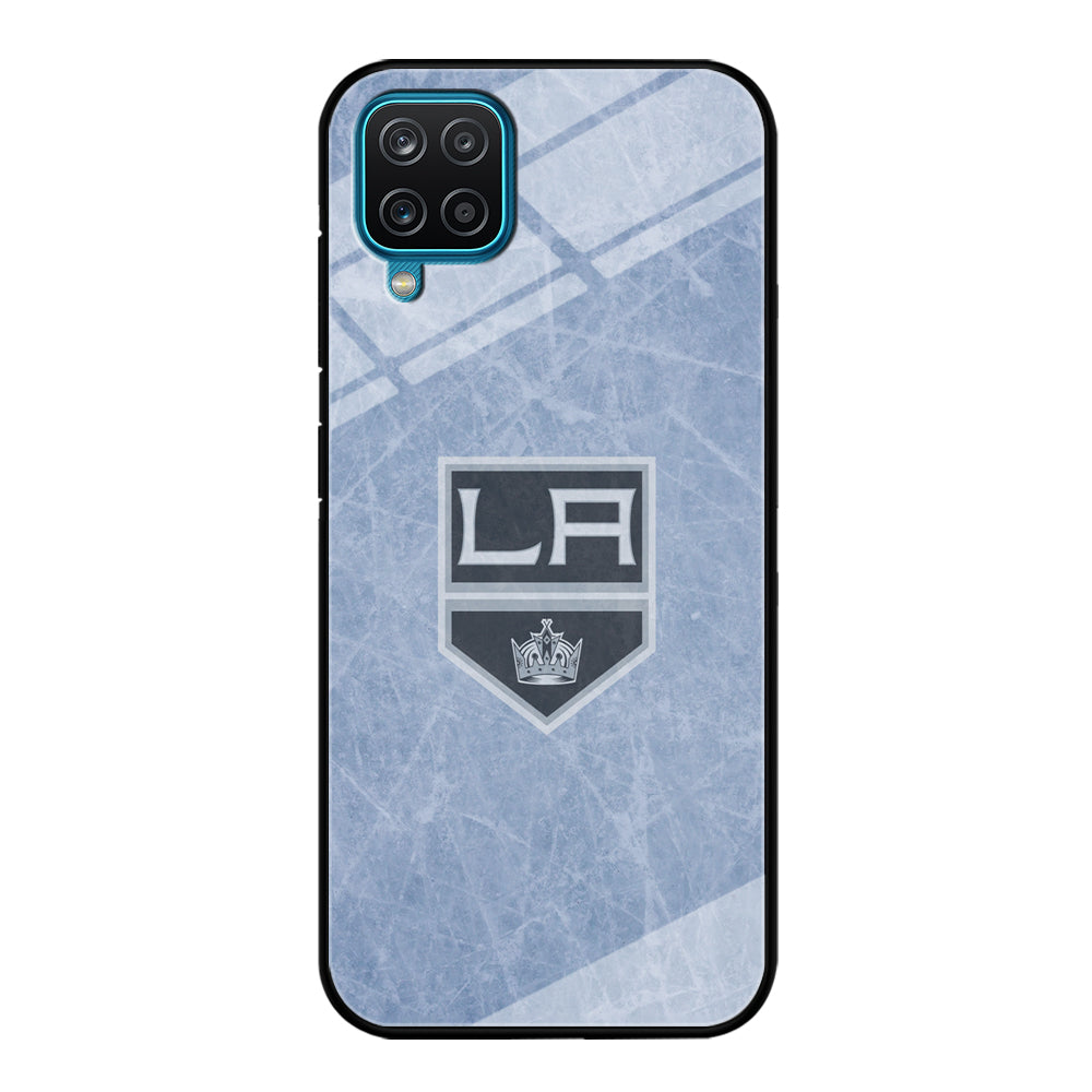 Hockey Los Angeles Kings NHL 001 Samsung Galaxy A12 Case-Phone Case-Tempered Glass Case-Altracase
