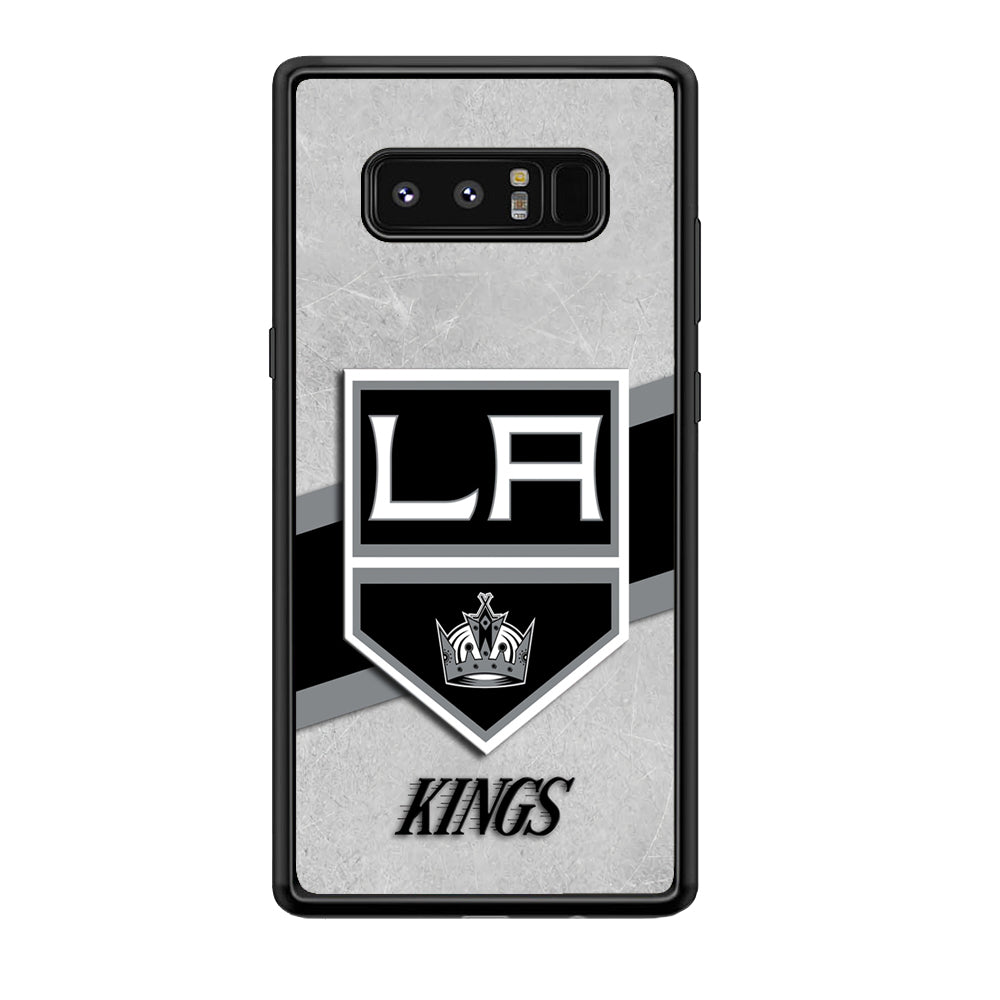 Hockey Los Angeles Kings NHL 002 Samsung Galaxy Note 8 Case-Phone Case-Rubber Black (2D Case)-Altracase