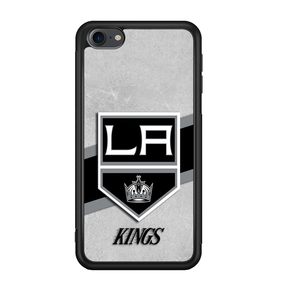 Hockey Los Angeles Kings NHL 002 iPod Touch 6 Case-Phone Case-Rubber White (2D Case)-Altracase