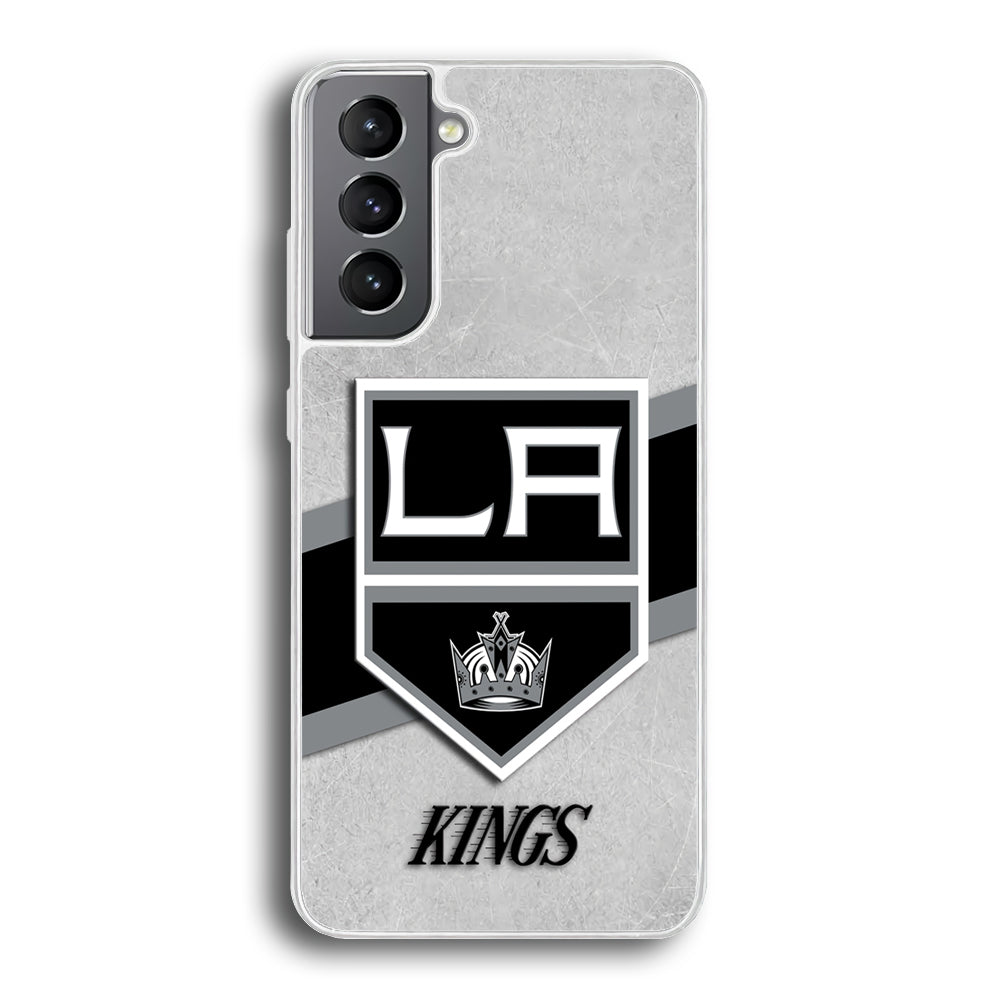 Hockey Los Angeles Kings NHL 002 Samsung Galaxy S21 Plus Case-Phone Case-Rubber White (2D Case)-Altracase