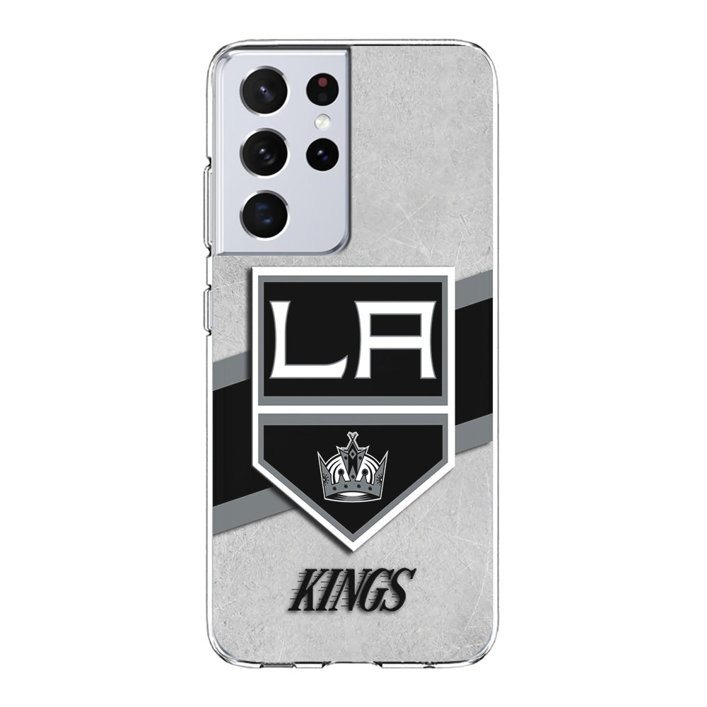 Hockey Los Angeles Kings NHL 002 Samsung Galaxy S23 Ultra Case-Phone Case-Clear Soft Case-Altracase