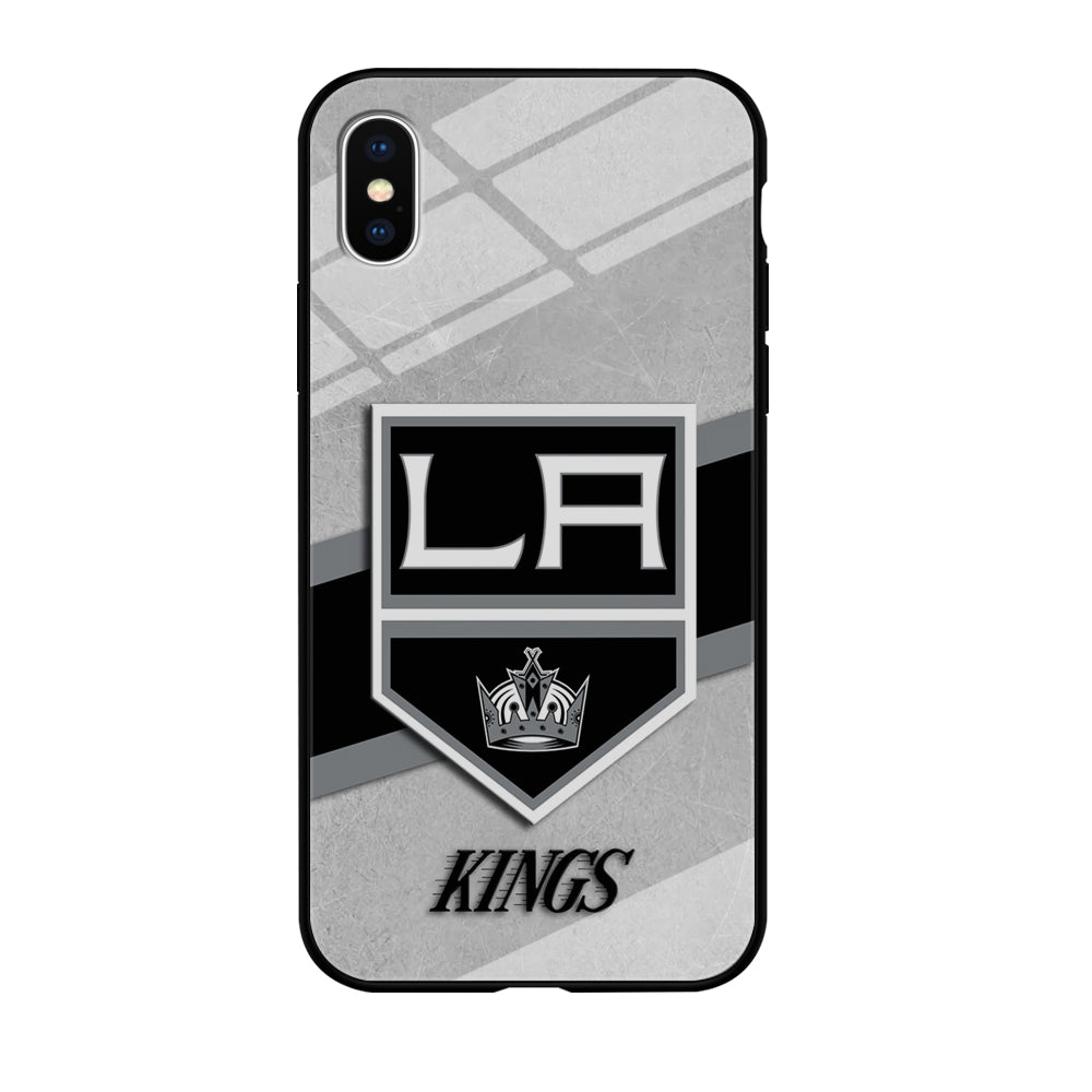 Hockey Los Angeles Kings NHL 002 iPhone Xs Case-Phone Case-Tempered Glass Case-Altracase