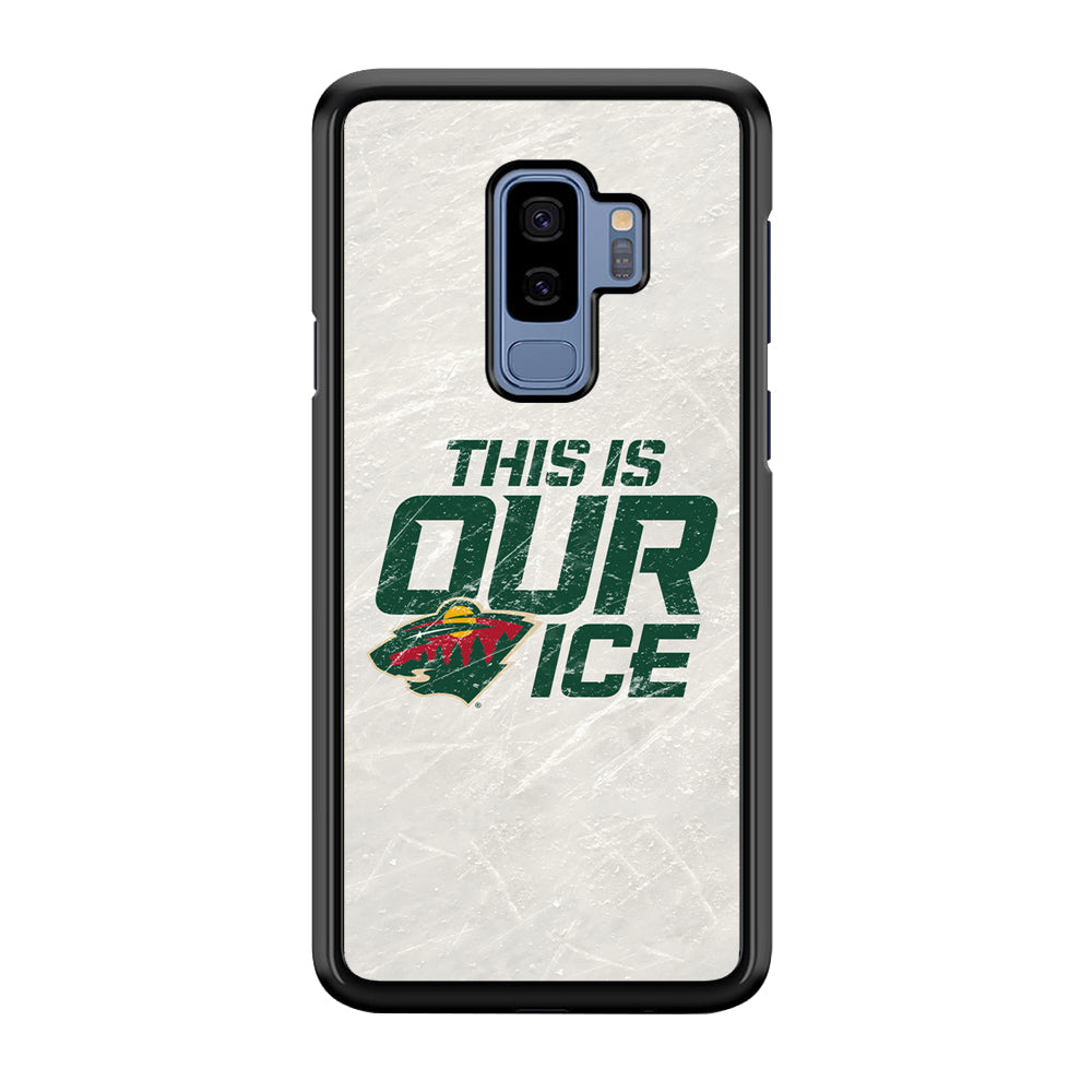 Hockey Minnesota Wild NHL 001 Samsung Galaxy S9 Plus Case-Phone Case-Rubber Black (2D Case)-Altracase