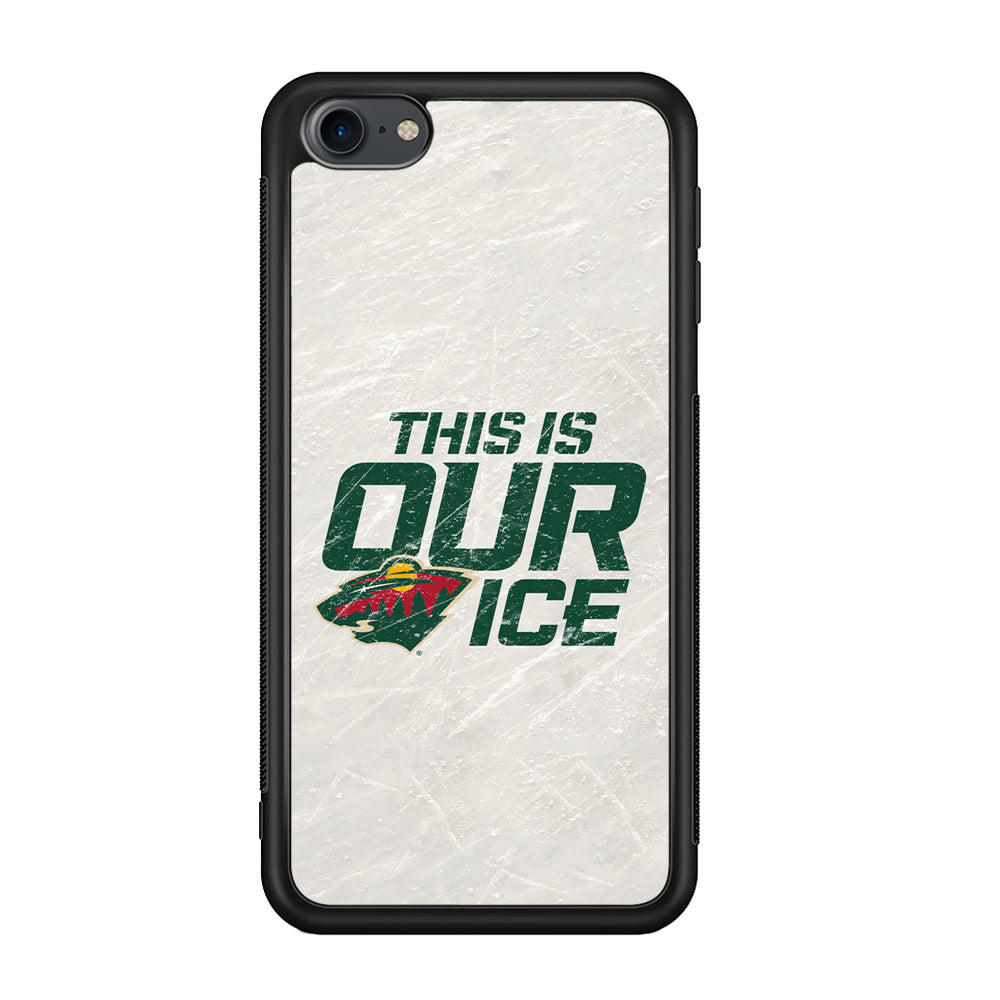 Hockey Minnesota Wild NHL 001 iPod Touch 6 Case-Phone Case-Rubber White (2D Case)-Altracase
